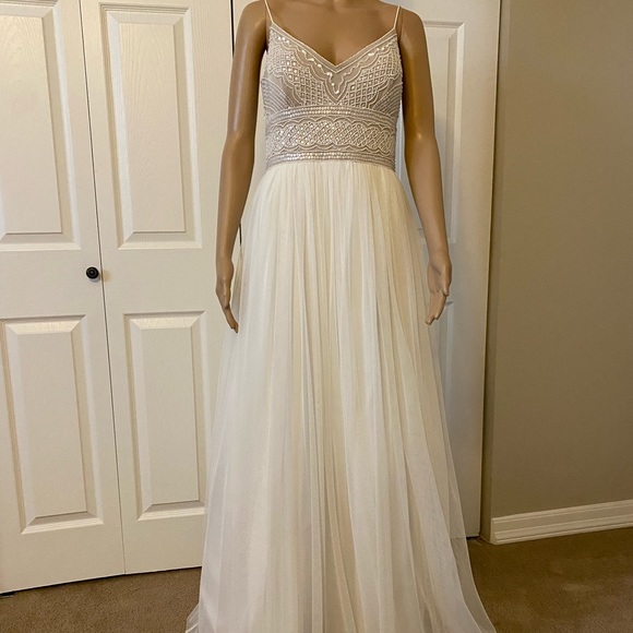 Adrianna Papell full length beaded gown - Picture 5 of 10